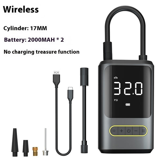 Mini Portable Wireless Tire Inflator – Fast & Smart Air Compressor