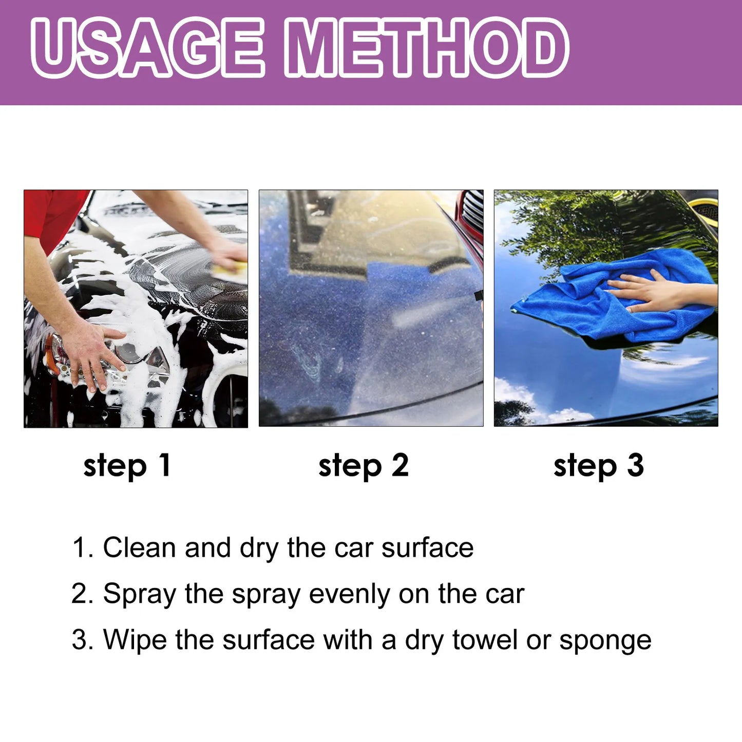 3-in-1 Ceramic Car Coating Spray