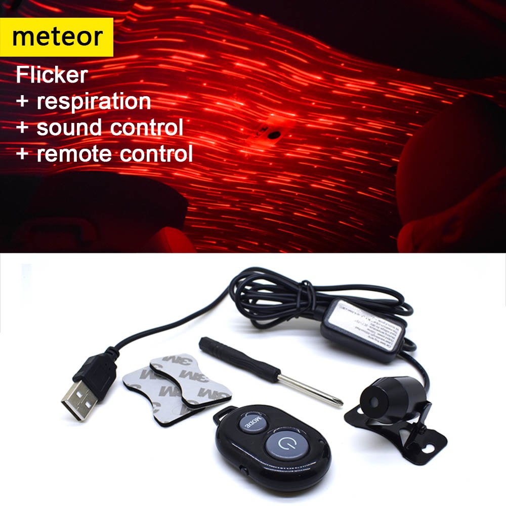 USB Laser Starry Sky Ambient Light – Transform Your Car Interior