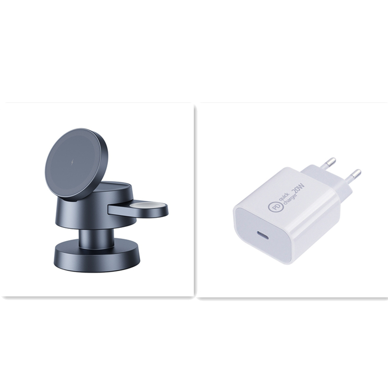 3-in-1 Magnetic Wireless Charger Lamp