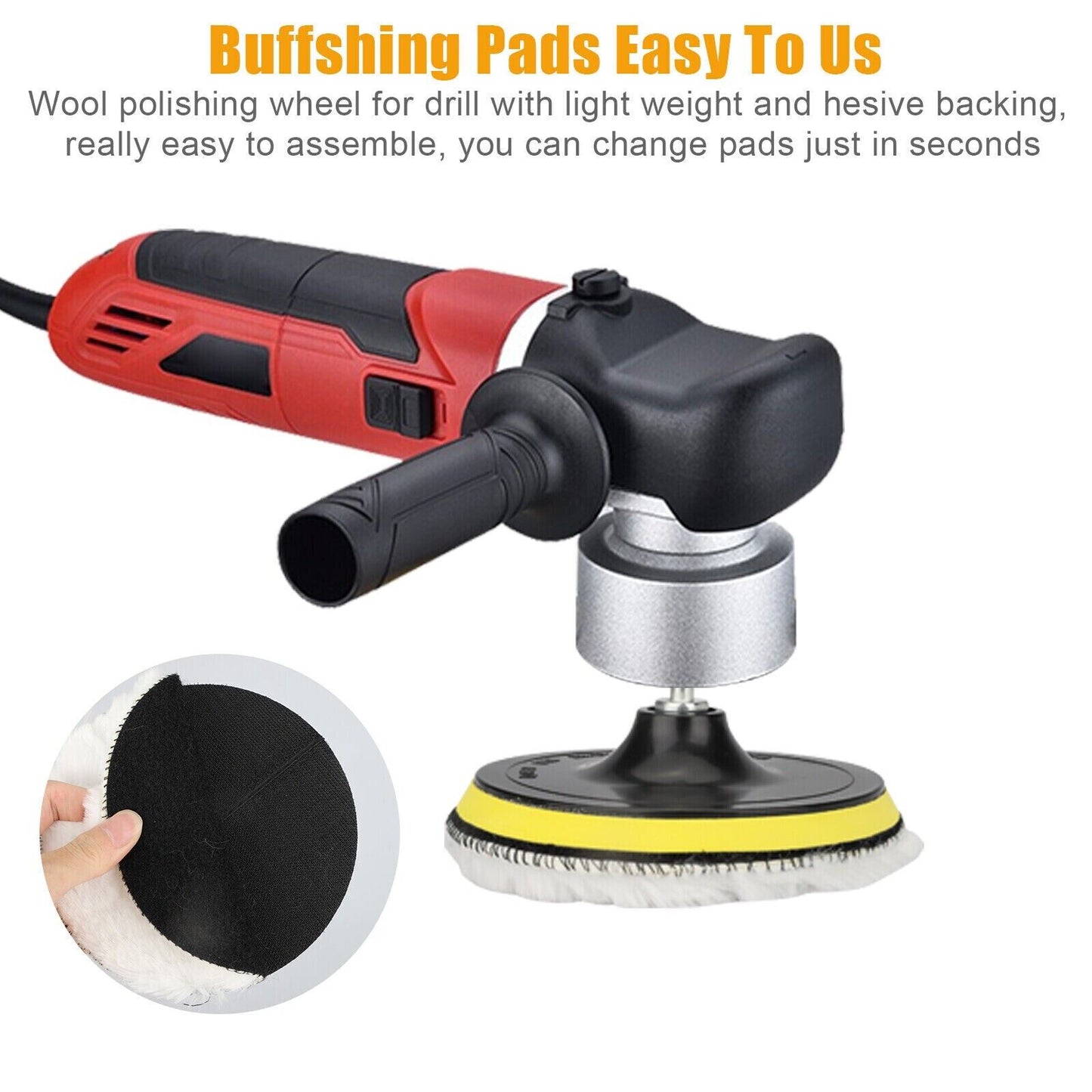 5-Piece Wool Polishing Pad Kit