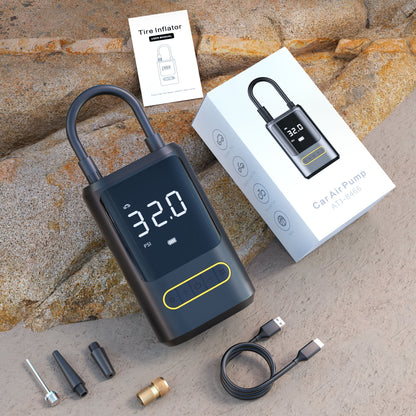Mini Portable Wireless Tire Inflator – Fast & Smart Air Compressor