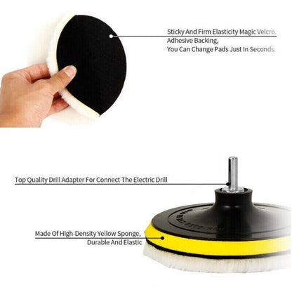 5-Piece Wool Polishing Pad Kit