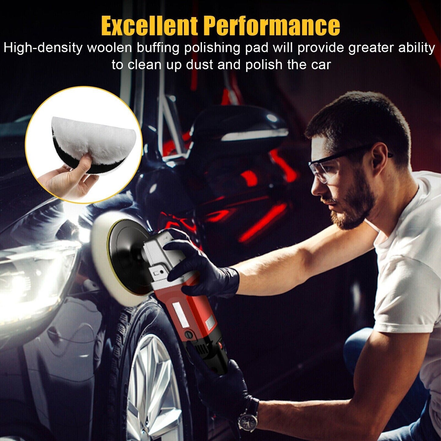 5-Piece Wool Polishing Pad Kit