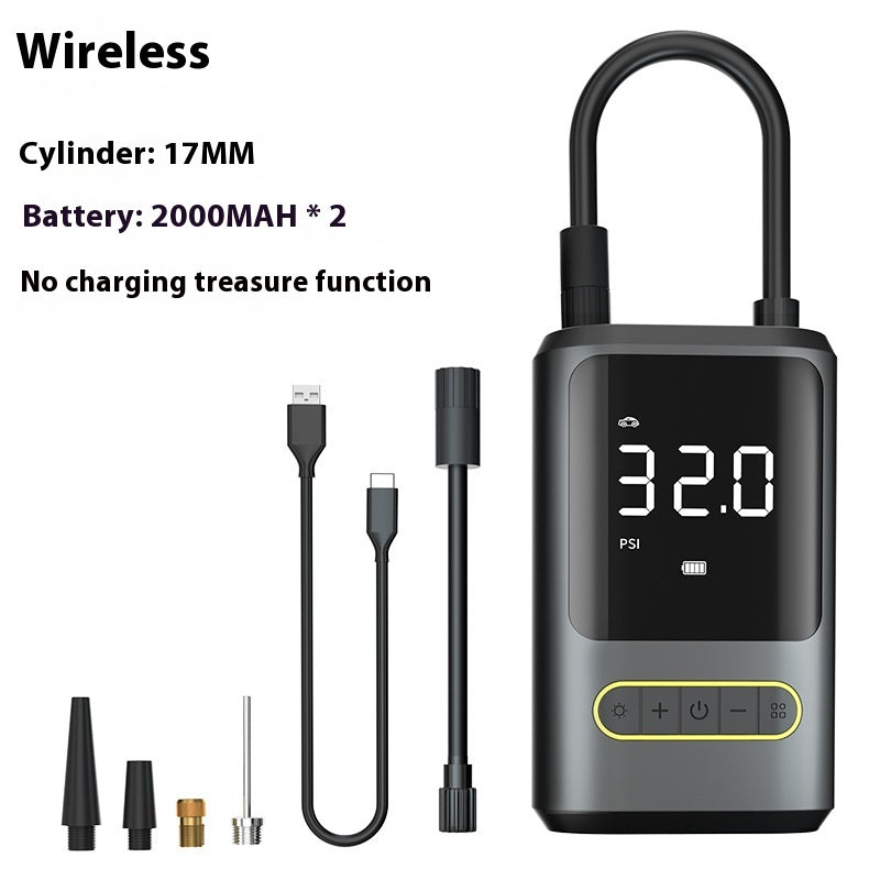 Mini Portable Wireless Tire Inflator – Fast & Smart Air Compressor