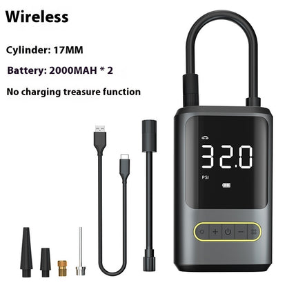 Mini Portable Wireless Tire Inflator – Fast & Smart Air Compressor