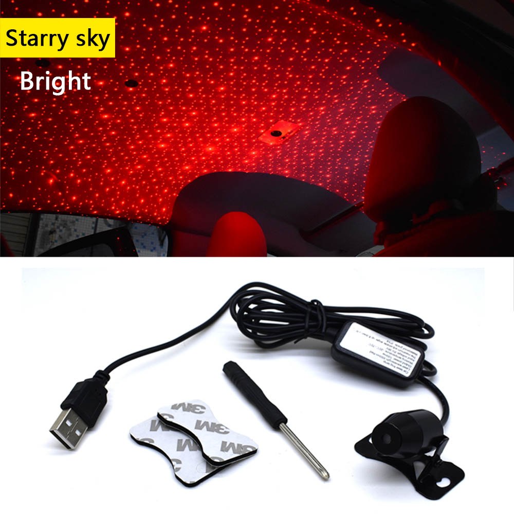 USB Laser Starry Sky Ambient Light – Transform Your Car Interior
