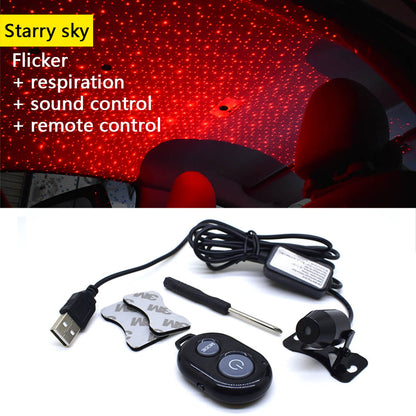 USB Laser Starry Sky Ambient Light – Transform Your Car Interior