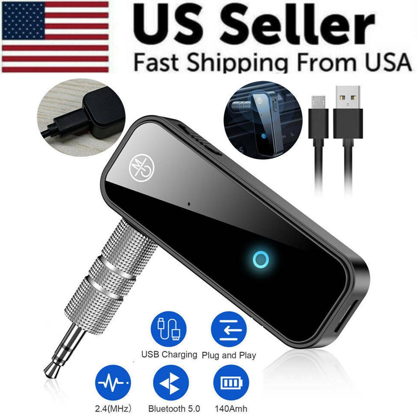 2-in-1 Bluetooth Audio Adapter